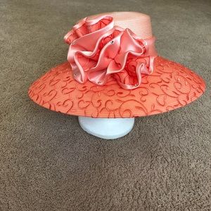 Peachy Coral Hat
